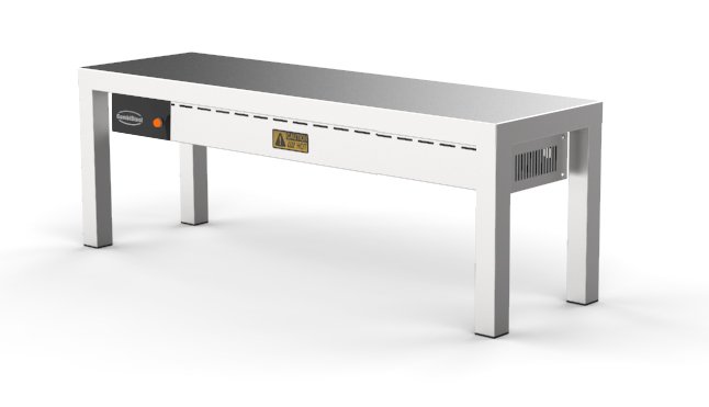 OVERSHELF CERAMIC HEATED 1 LEVEL 1200  3 HEATERS OF 250W