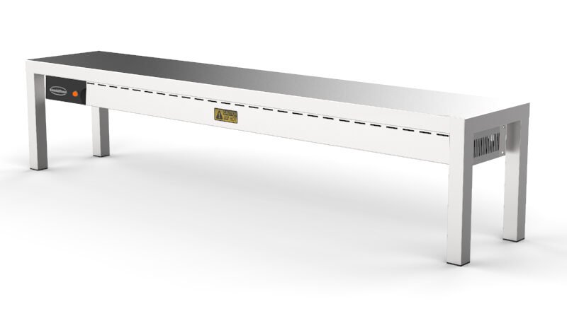 OVERSHELF CERAMIC HEATED 1 LEVEL 2000  6 HEATERS OF 250W