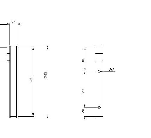 PERMANENT BRACKET SINGLE 300