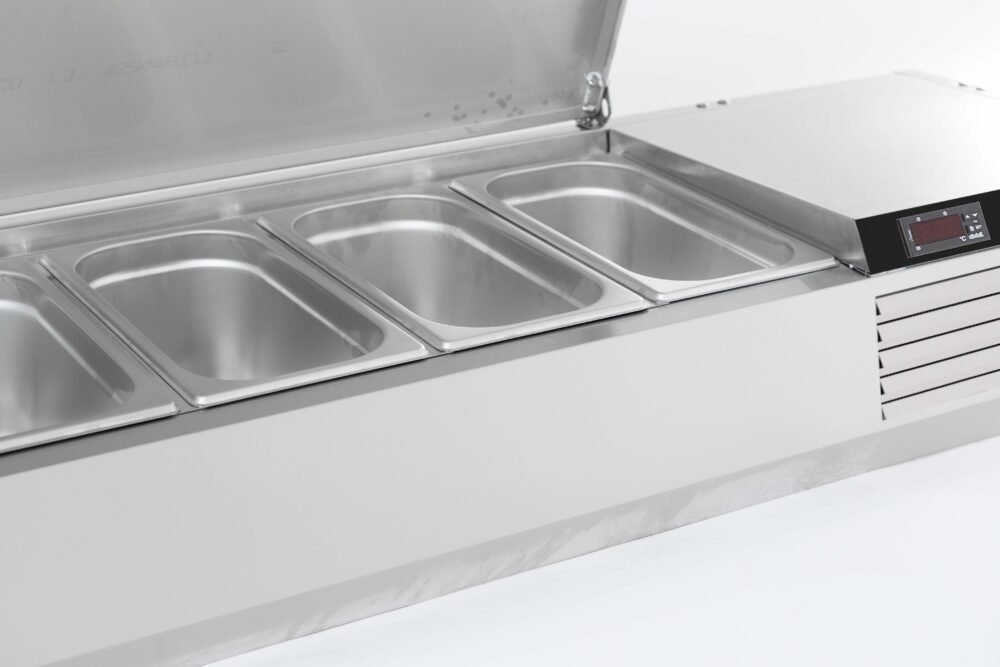 REFRIGERATED COUNTER TOP SS TOP 1/4 GN x 6