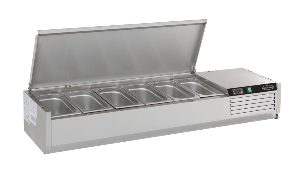 REFRIGERATED COUNTER TOP SS TOP 1/4 GN x 6