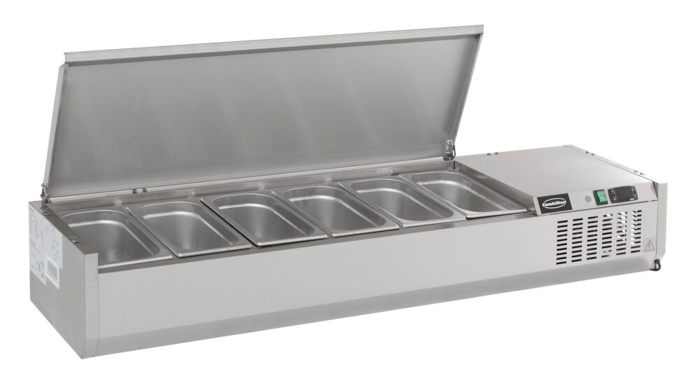 REFRIGERATED COUNTER TOP SS TOP 1/3 GN x 6
