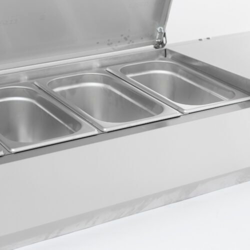 REFRIGERATED COUNTER TOP SS TOP 1/3 GN x 6