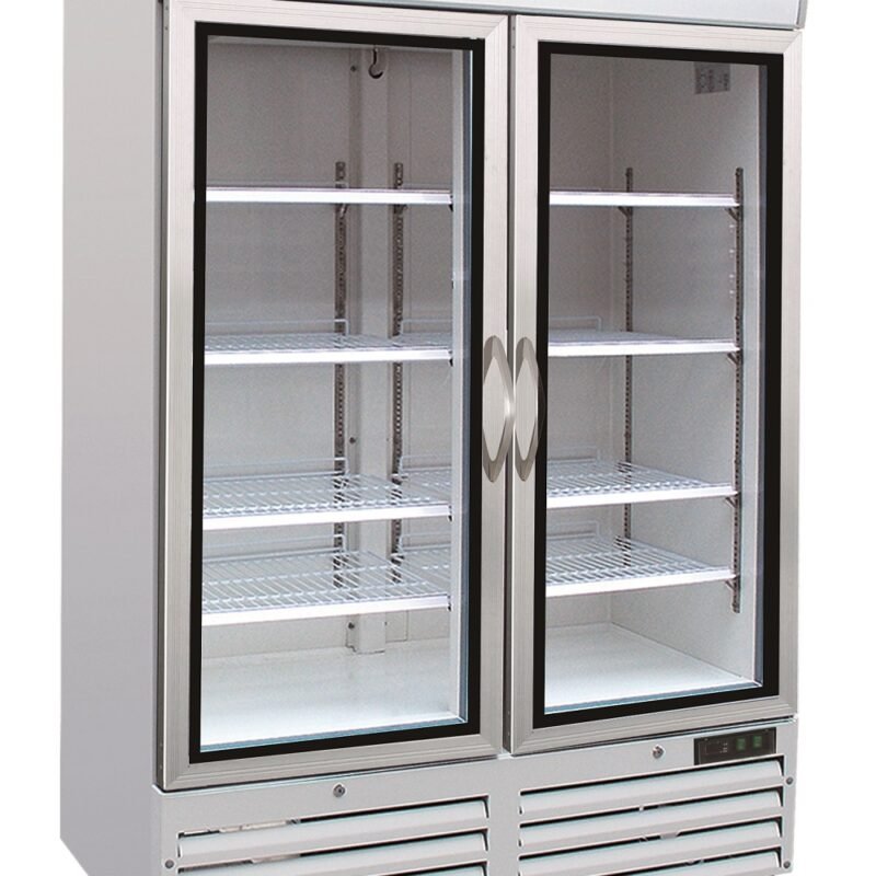 FREEZER 2 GLASS DOORS
