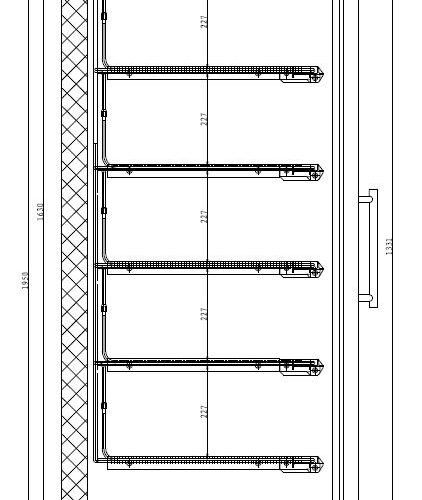 FREEZER 1 GLASS DOOR