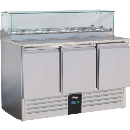 PIZZA COUNTER WITH GLASS 3 DOORS