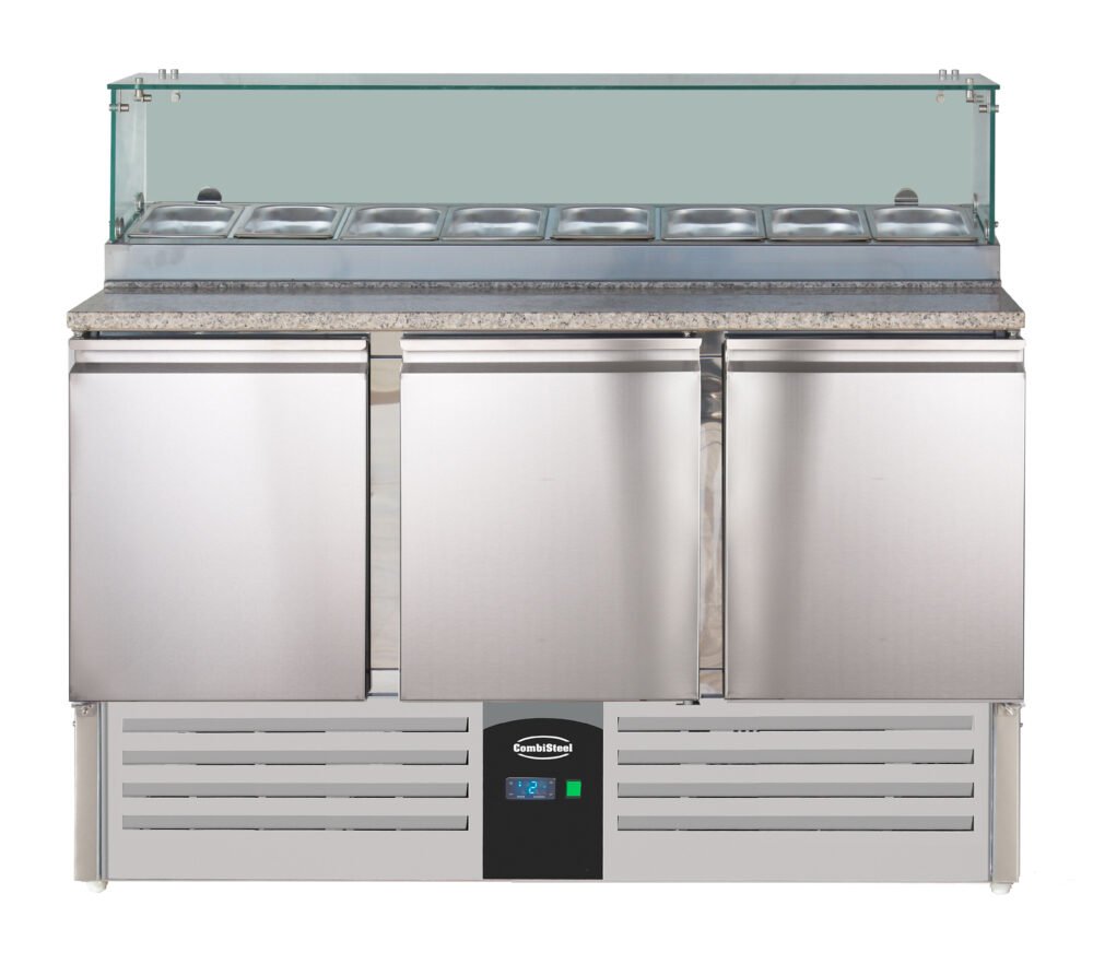 PIZZA COUNTER WITH GLASS 3 DOORS