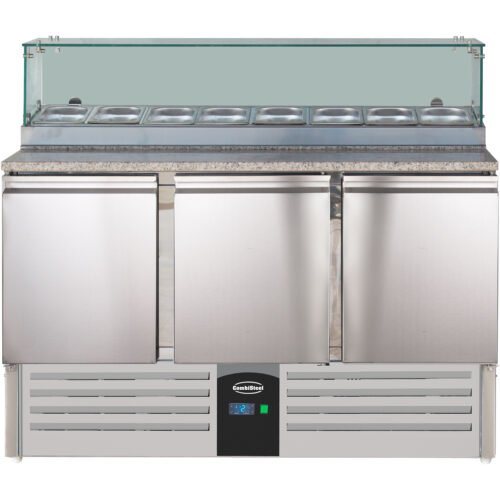 PIZZA COUNTER WITH GLASS 3 DOORS