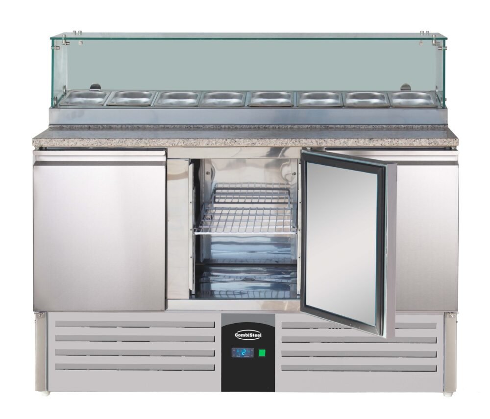 PIZZA COUNTER WITH GLASS 3 DOORS