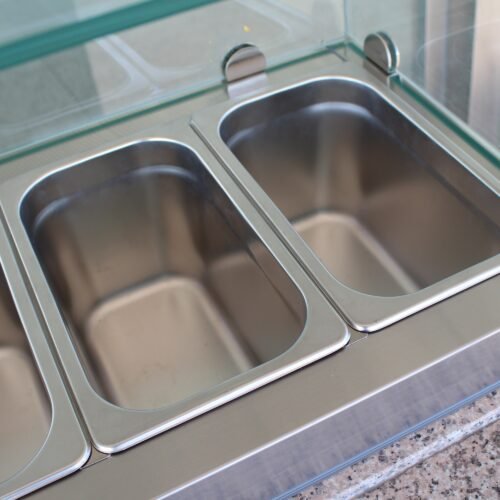 PIZZA COUNTER WITH GLASS 3 DOORS