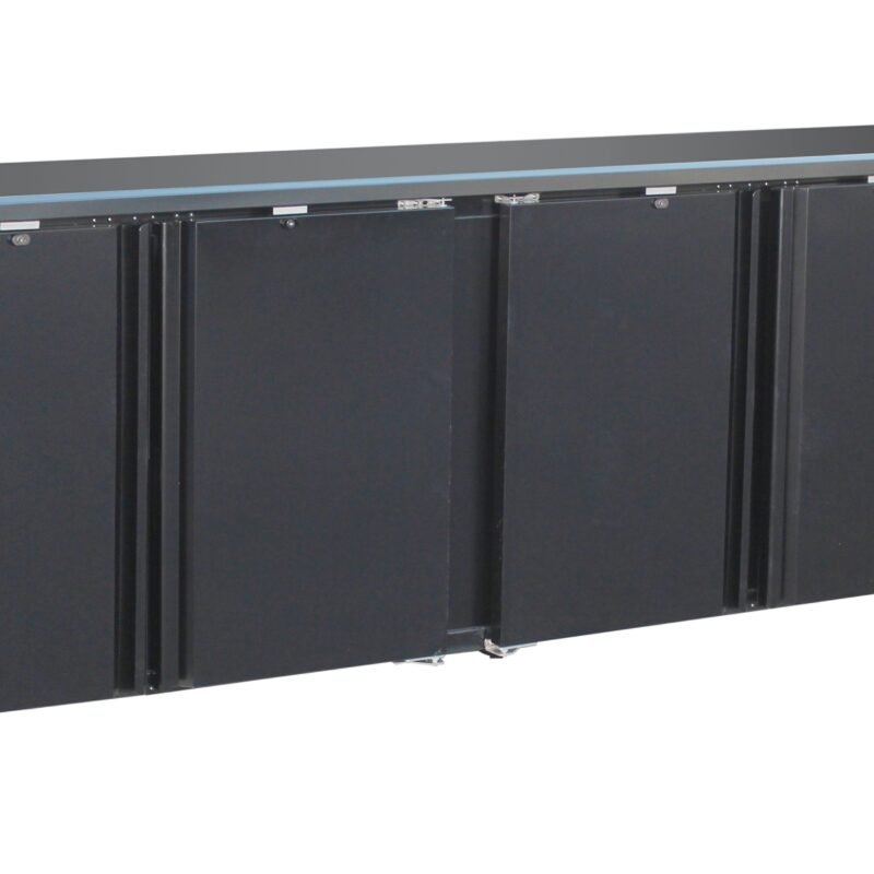 7450_0325_1 BARCOOLER BLACK 4 DOORS