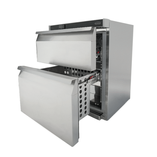 REFRIGERATOR SS 2 DRAWERS