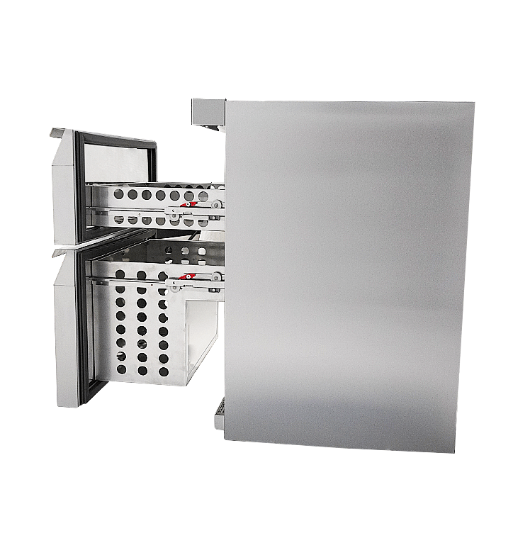 REFRIGERATOR SS 2 DRAWERS