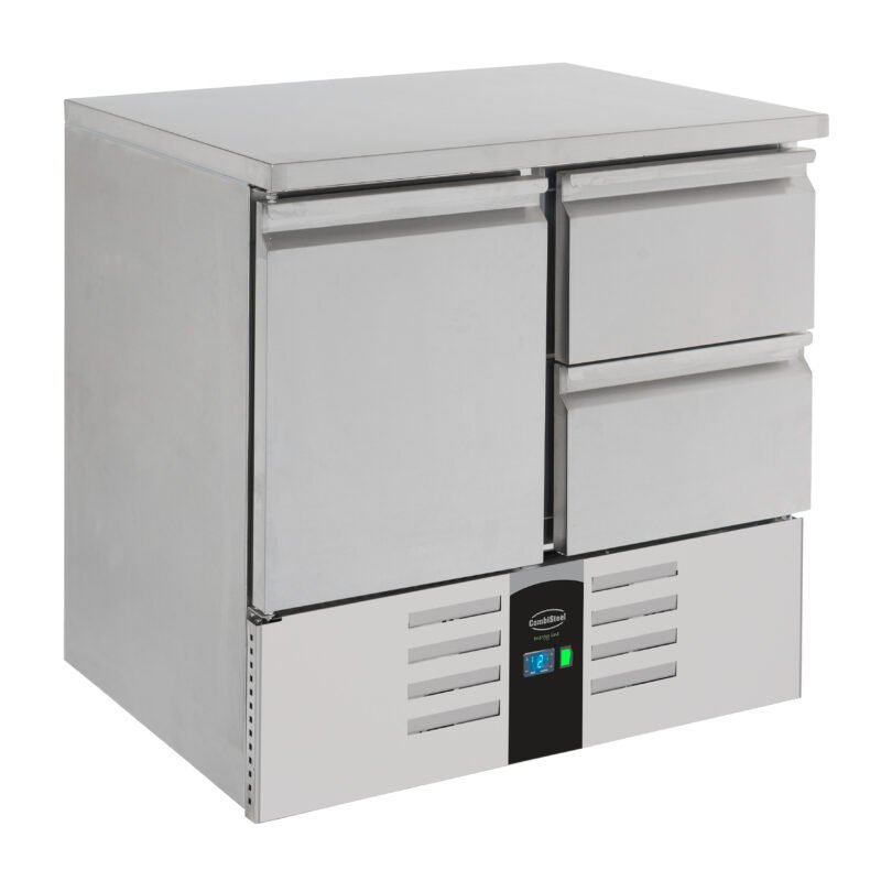 REFRIGERATED COUNTER 1 DOOR/2 DRAWERS ENERGY LINE  EQUIPPED WITH EVAPORATOR