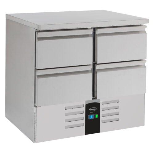 REFRIGERATED COUNTER 4 DRAWERS ENERGY LINE  EQUIPPED WITH EVAPORATOR