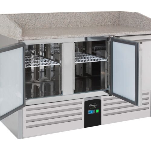 PIZZA COUNTER 3 DOORS ENERGY LINE  EQUIPPED WITH EVAPORATOR