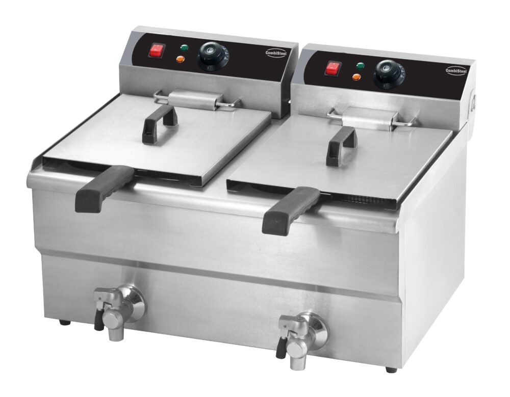 ELECTRIC COUNTER FRYER 2X10 L