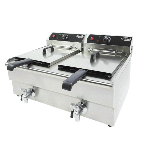 ELECTRIC COUNTER FRYER 2X10 L