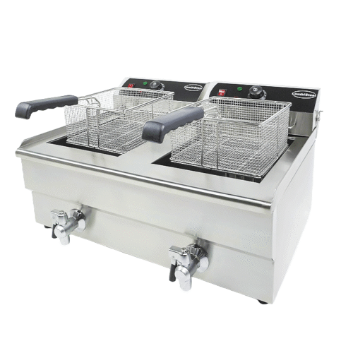 ELECTRIC COUNTER FRYER 2X10 L