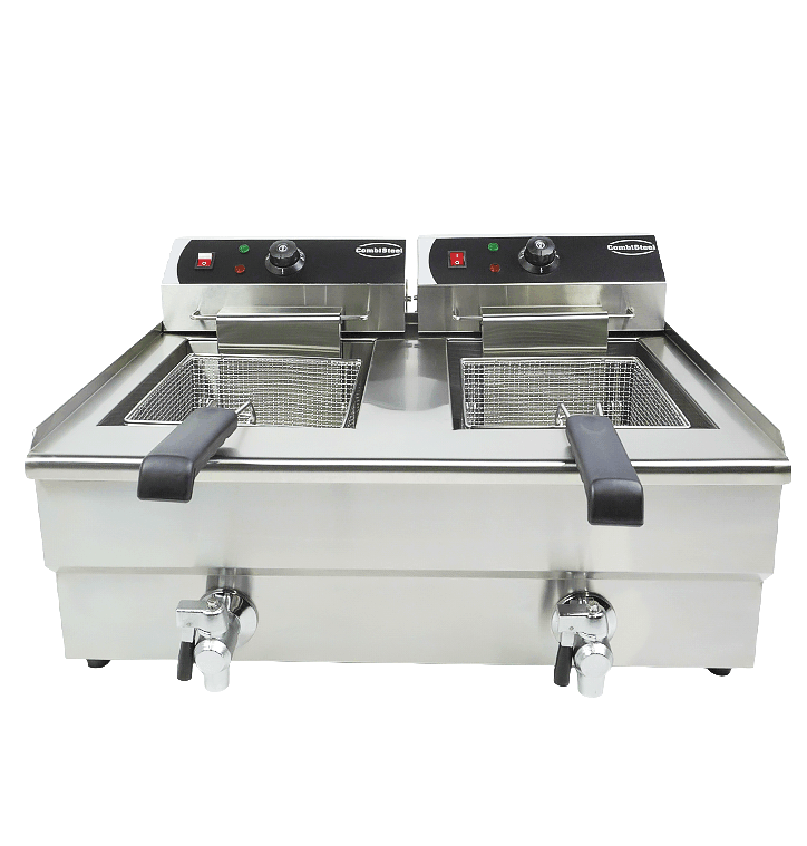 ELECTRIC COUNTER FRYER 2X10 L