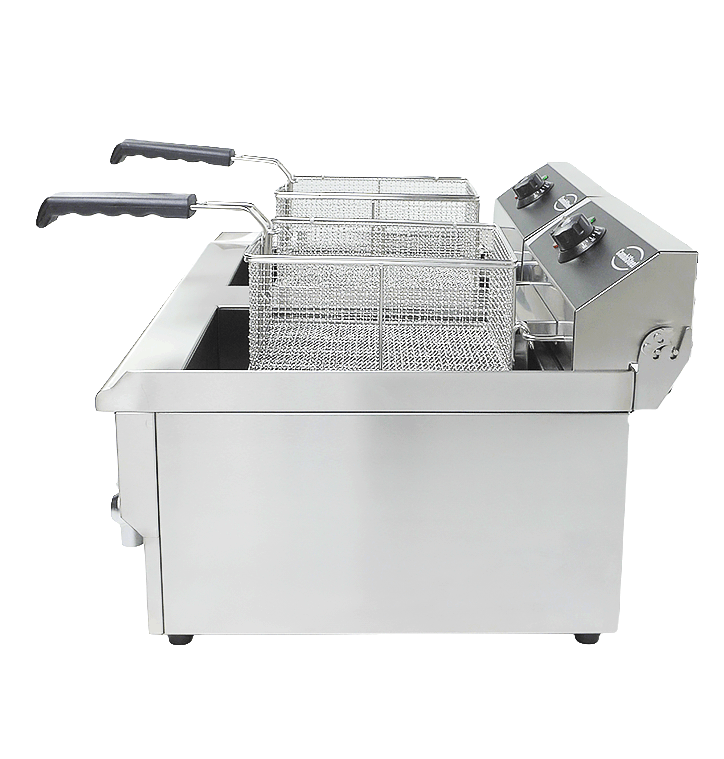 ELECTRIC COUNTER FRYER 2X10 L