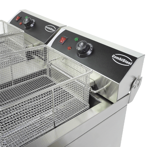 ELECTRIC COUNTER FRYER 2X10 L