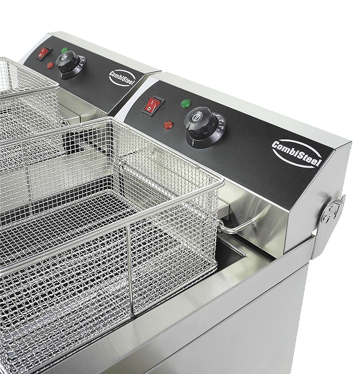 ELECTRIC COUNTER FRYER 2X10 L