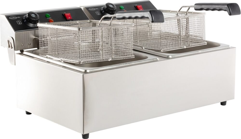 ELECTRIC COUNTER FRYER 2X6 L