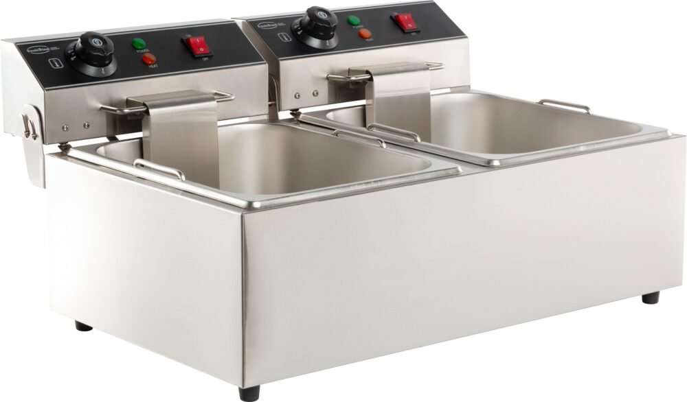 ELECTRIC COUNTER FRYER 2X6 L