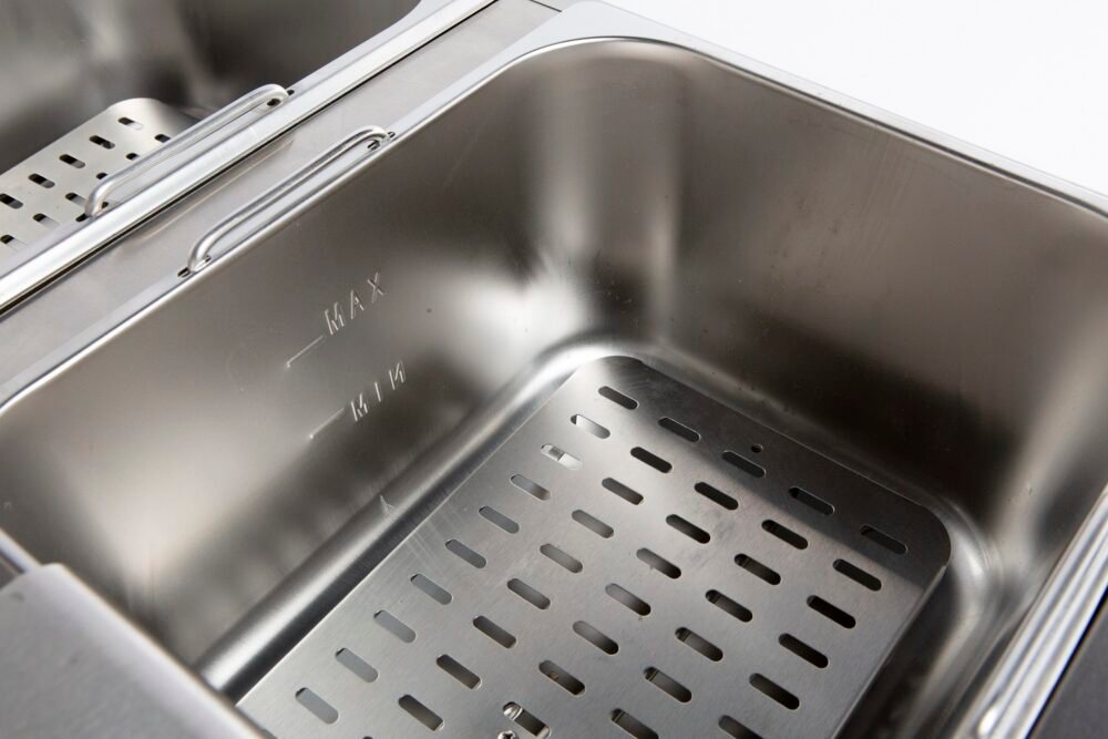 ELECTRIC COUNTER FRYER 2X6 L
