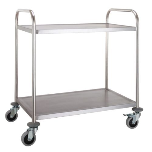 TROLLEY FLAT-PACKED 2 SHELVES