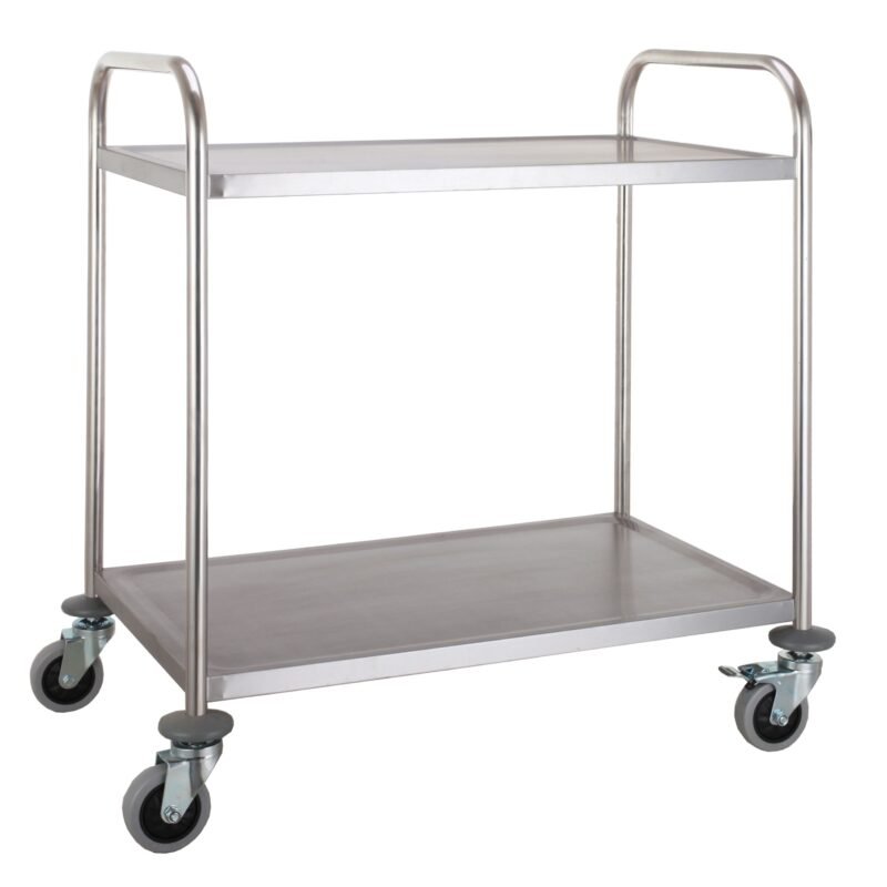 TROLLEY FLAT-PACKED 2 SHELVES