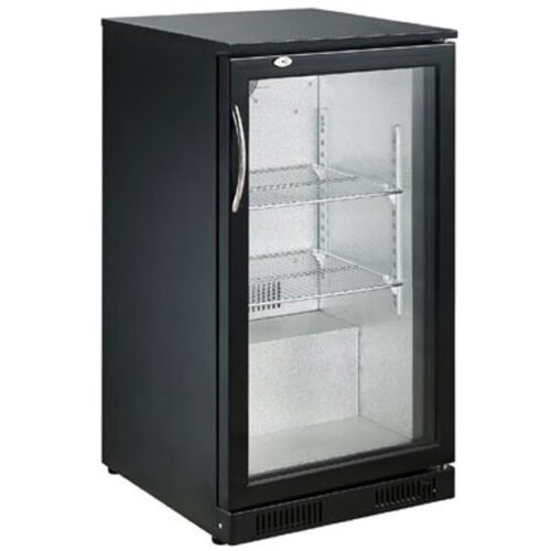 BACKBAR COOLER BLACK 1 DOOR