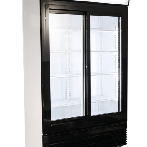 REFRIGERATOR WITH SLIDING GLASS DOORS BEZ-780 SL