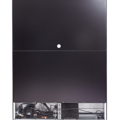 REFRIGERATOR 3 GLASS DOORS BLACK NAP-1200  *TRANSPORT ON REQUEST*