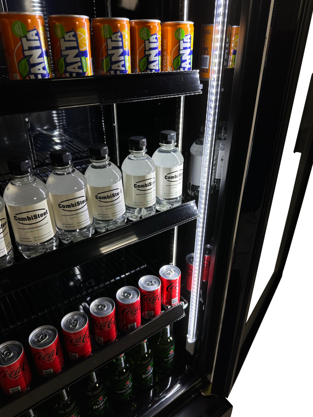 REFRIGERATOR GLASS DOOR FCU-370 BL