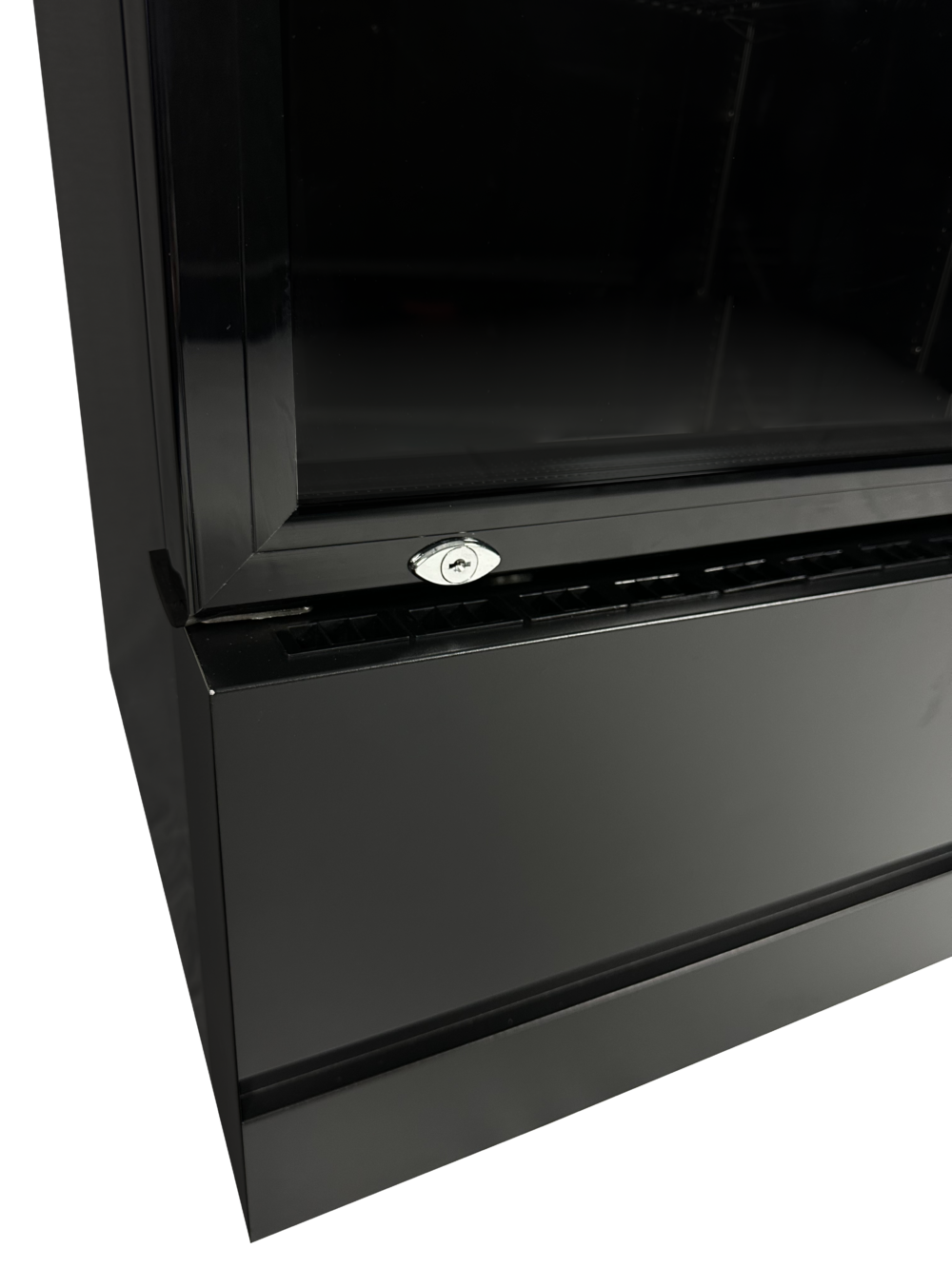 REFRIGERATOR GLASS DOOR FCU-370 BL