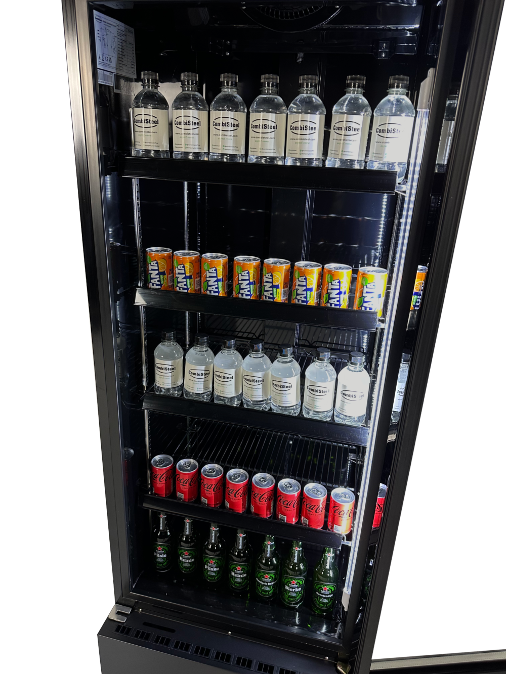 REFRIGERATOR GLASS DOOR FCU-370 BL