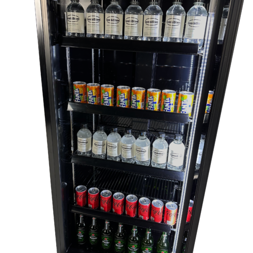 REFRIGERATOR GLASS DOOR FCU-370 BL