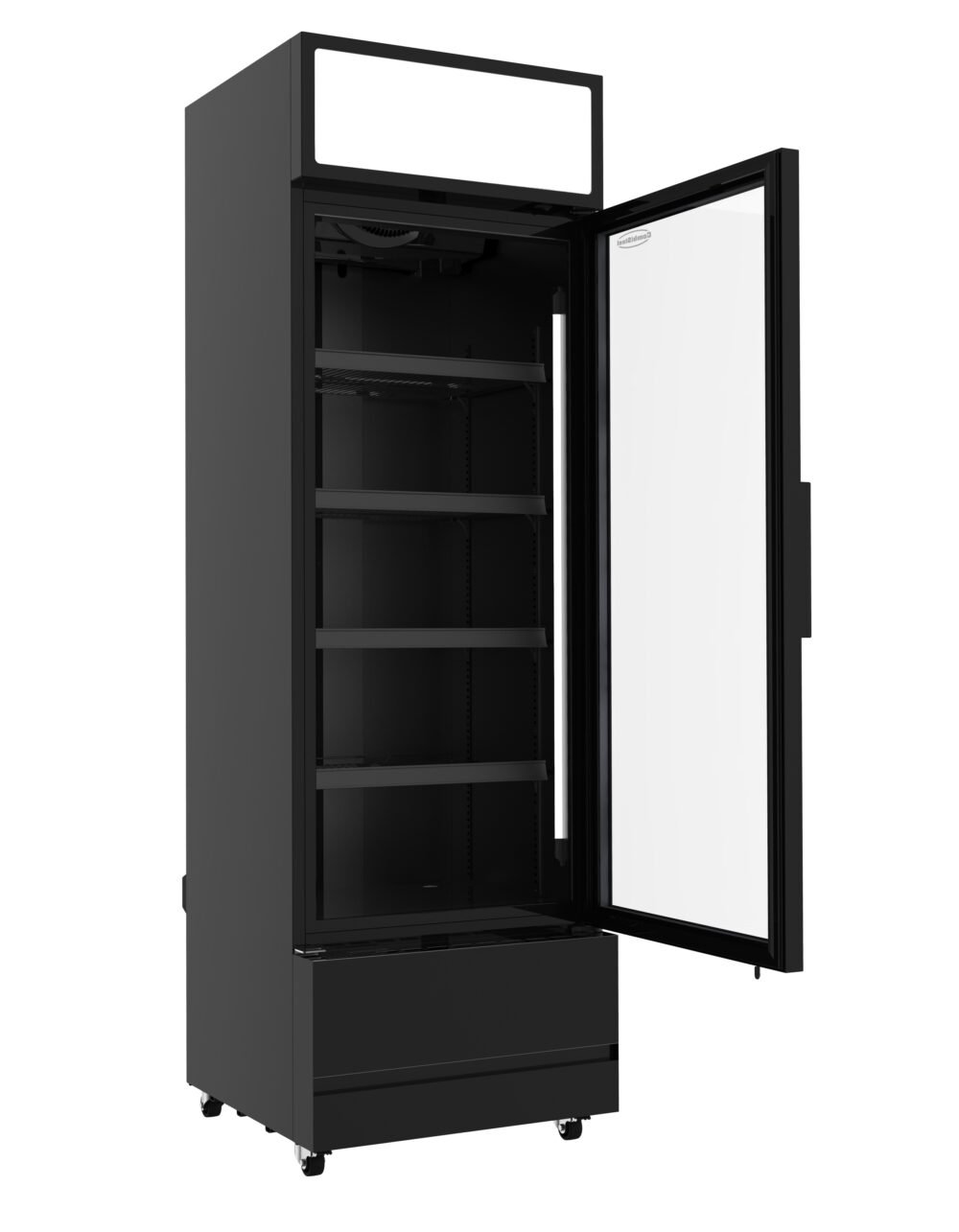 REFRIGERATOR GLASS DOOR FCU-370 BL