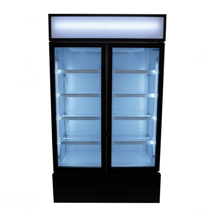 REFRIGERATOR 2 GLASS DOORS FCU-750