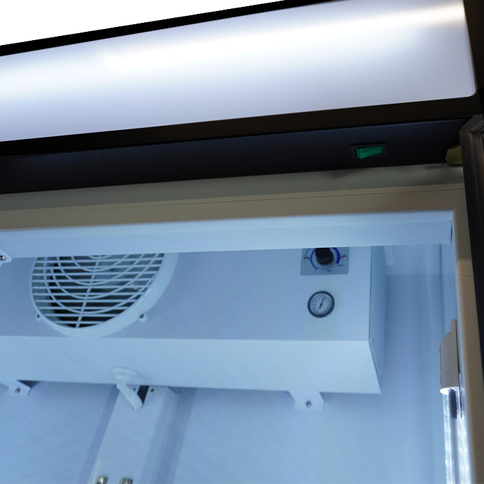 REFRIGERATOR 2 GLASS DOORS FCU-750