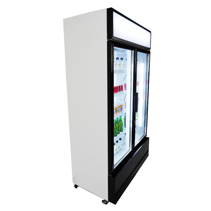 REFRIGERATOR 2 GLASS DOORS FCU-750
