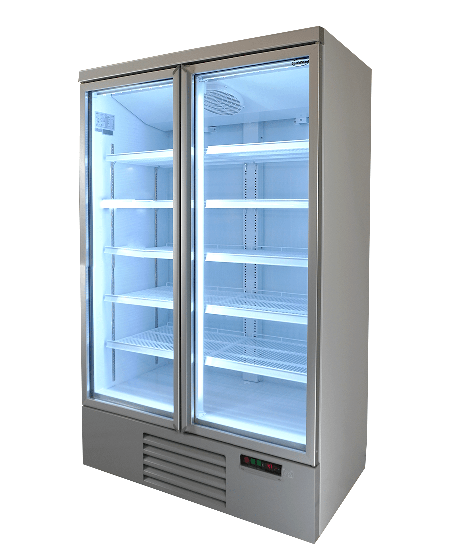 REFRIGERATOR 2 GLASS DOORS JDE-1000R