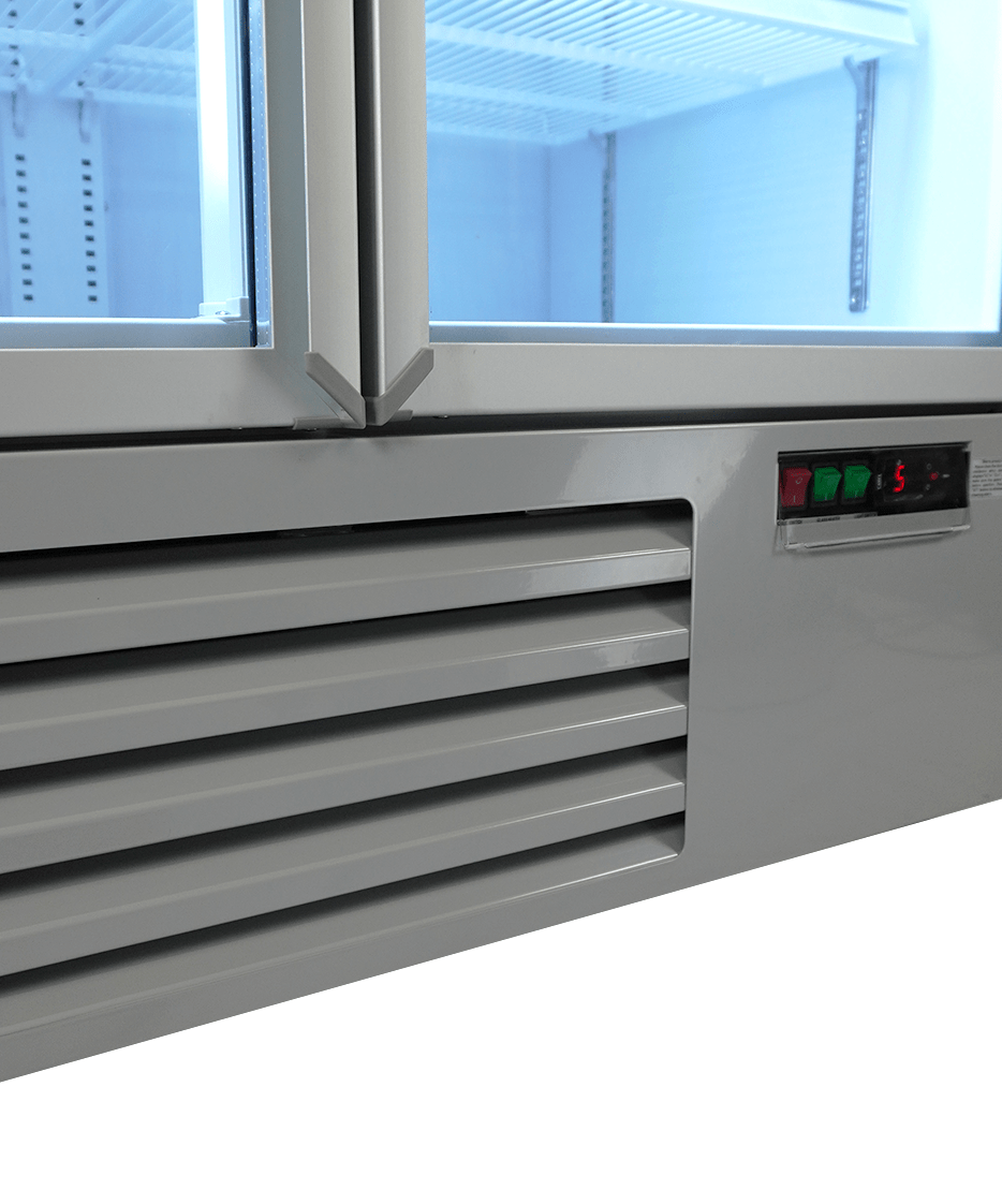 REFRIGERATOR 2 GLASS DOORS JDE-1000R