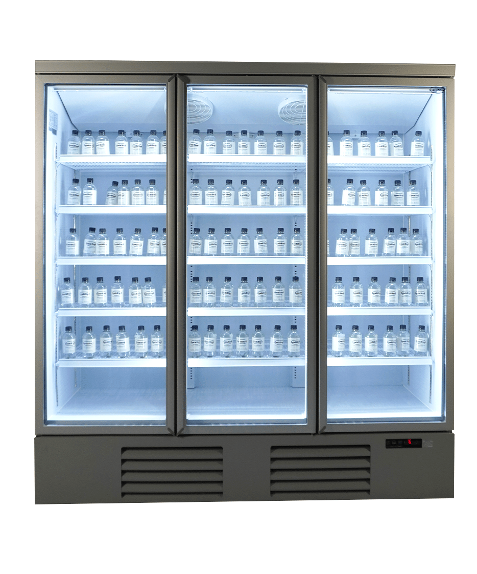REFRIGERATOR 3 GLASS DOORS JDE-1530R