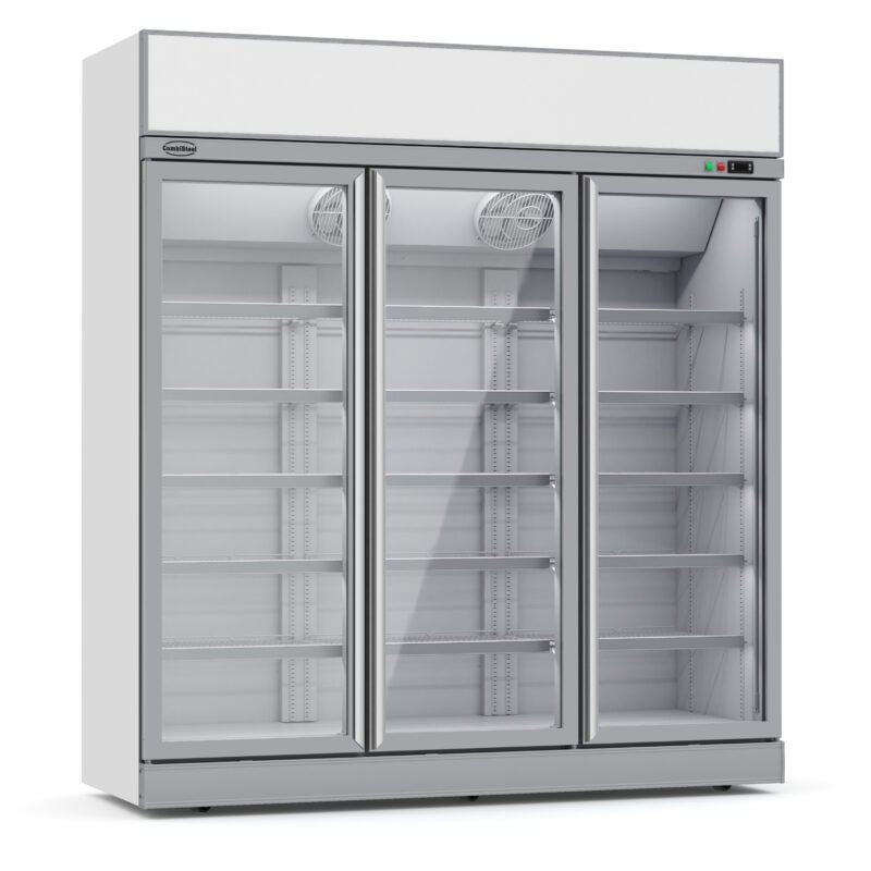 FREEZER 3 GLASS DOORS INS-1530F  **Note: there is a higher inrush current, which makes a circuit breaker with type C characteristic necessary.**
