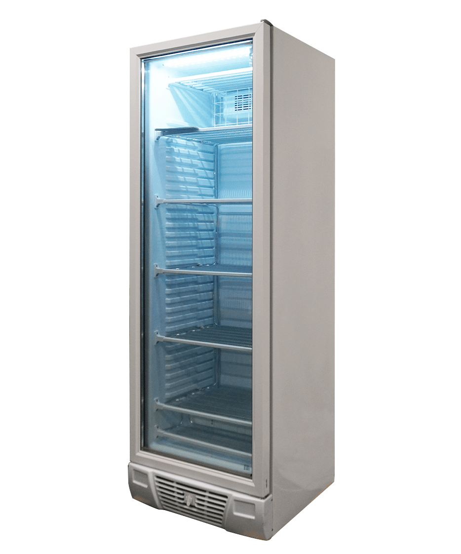 FREEZER 1 GLASS DOOR 382L