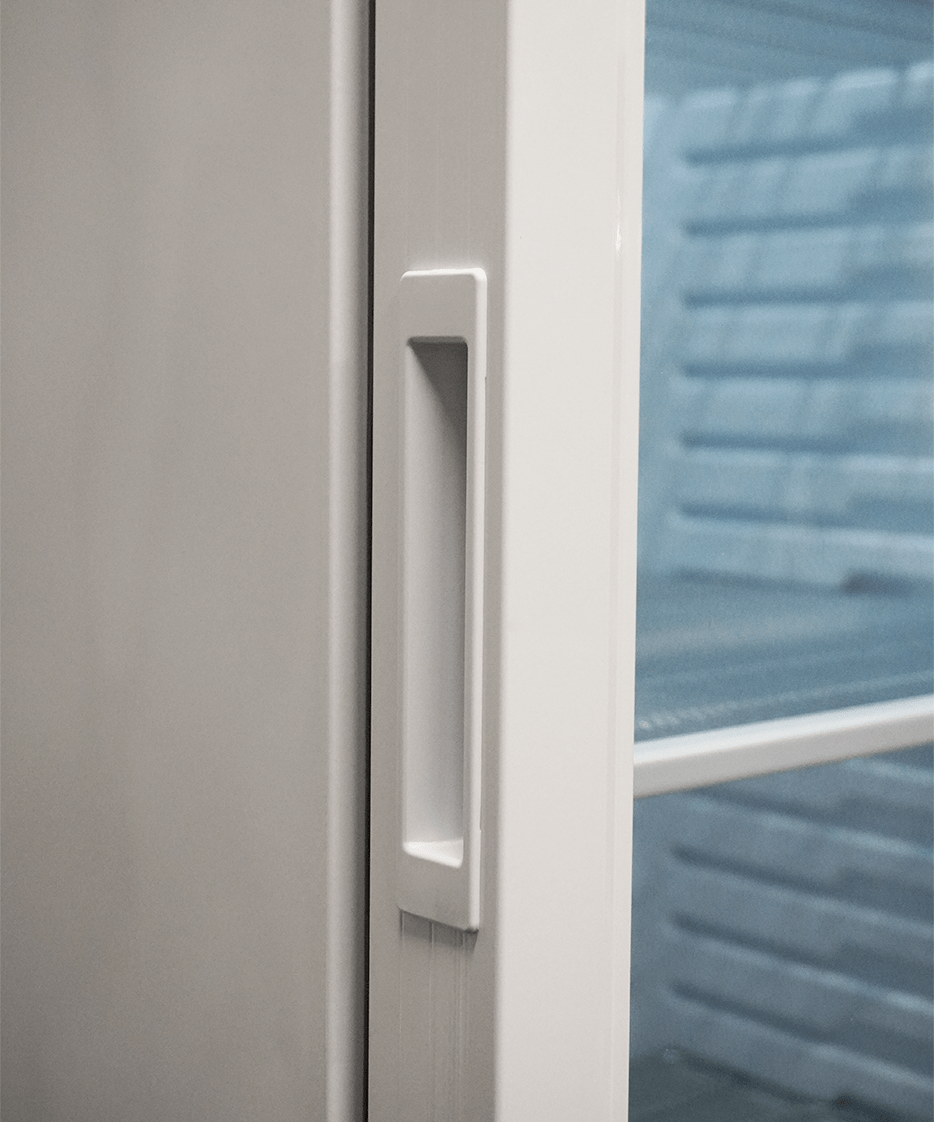 FREEZER 1 GLASS DOOR 382L
