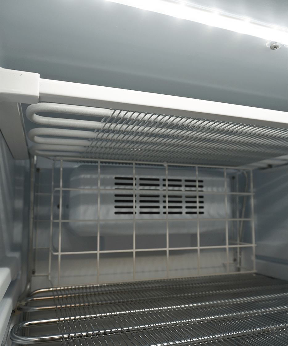 FREEZER 1 GLASS DOOR 382L